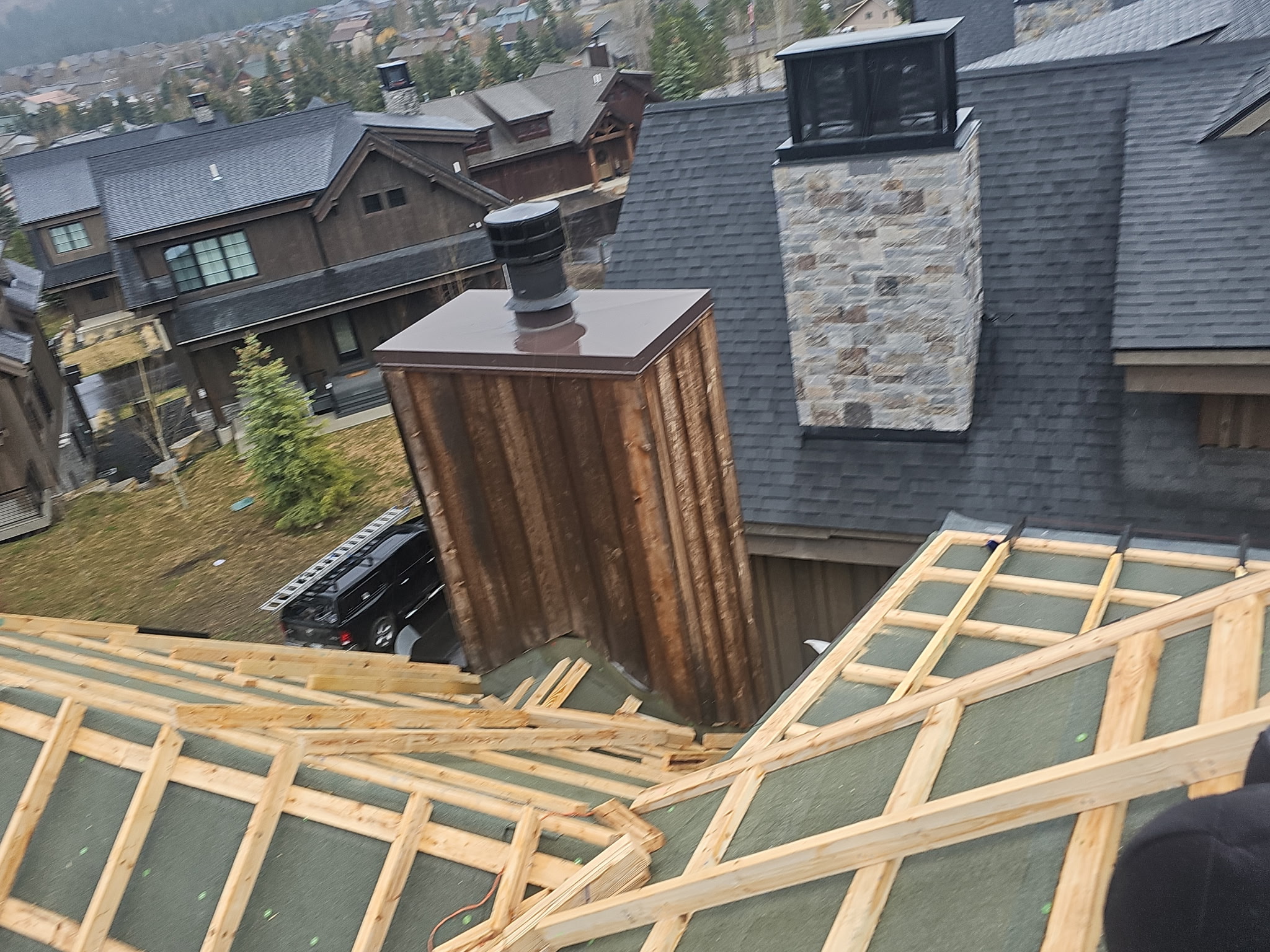AMPCo Construction roofing crew Western Montana