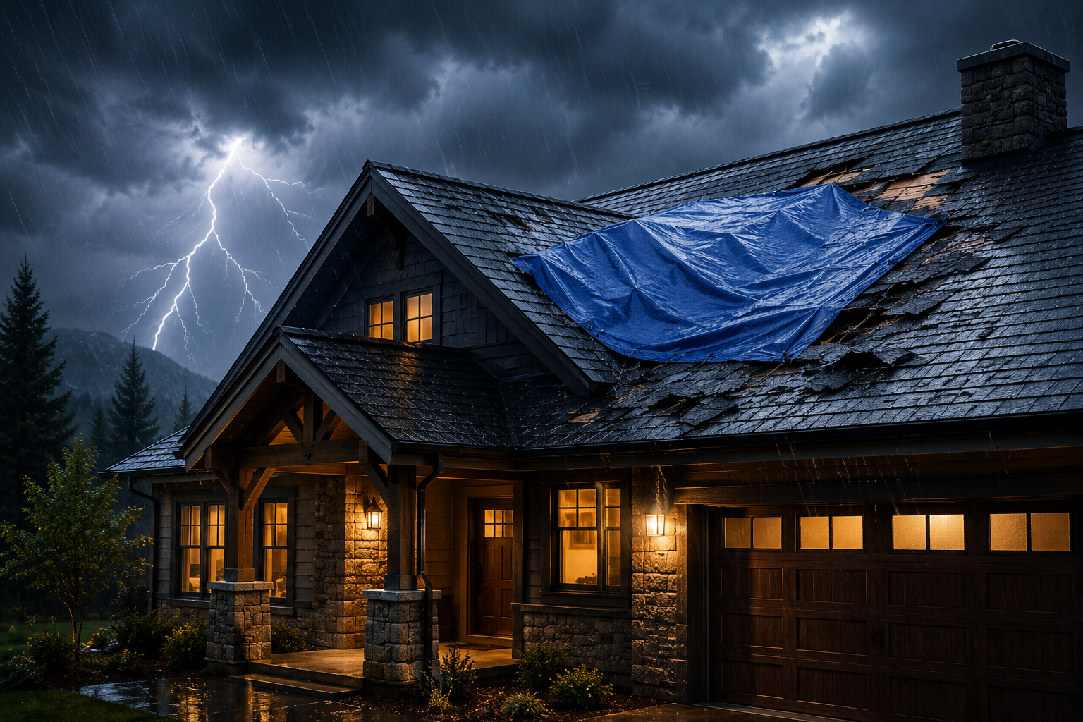 Emergency roof repair in Montana — AMPCo Construction