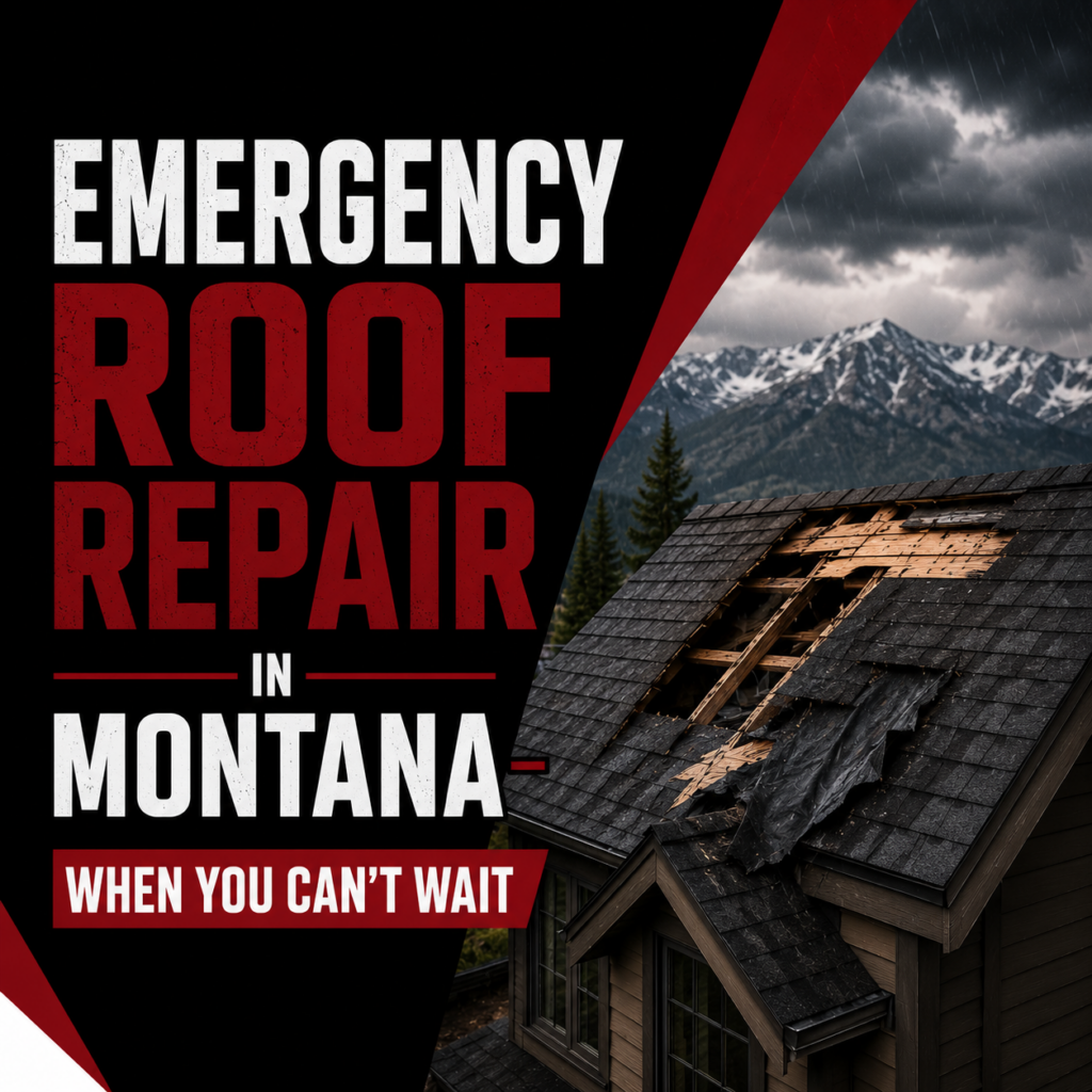 Emergency Roof Repair in Montana — When You Can't Wait