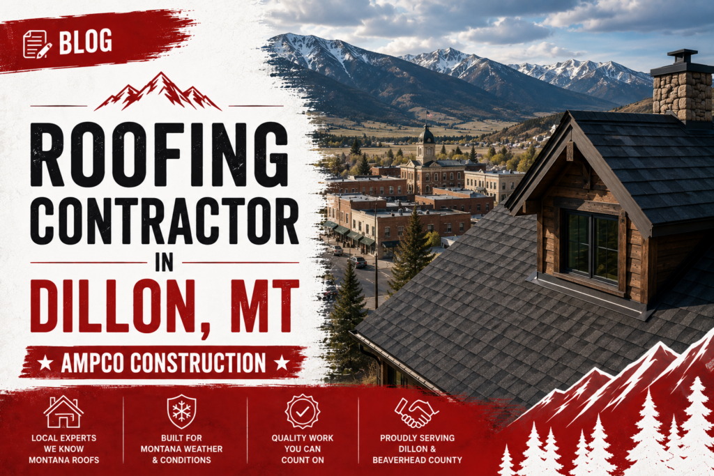 Roofing Contractor in Dillon, MT — AMPCo Construction
