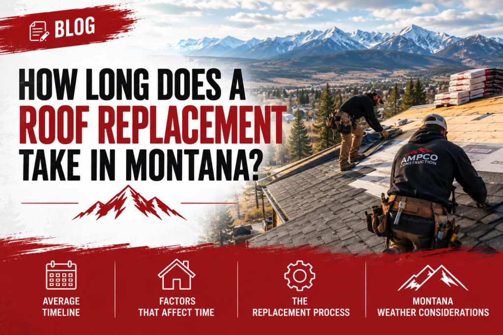 How Long Does a Roof Replacement Take in Montana?