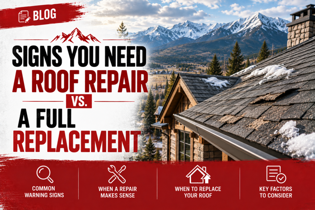 Signs You Need a Roof Repair vs. a Full Replacement