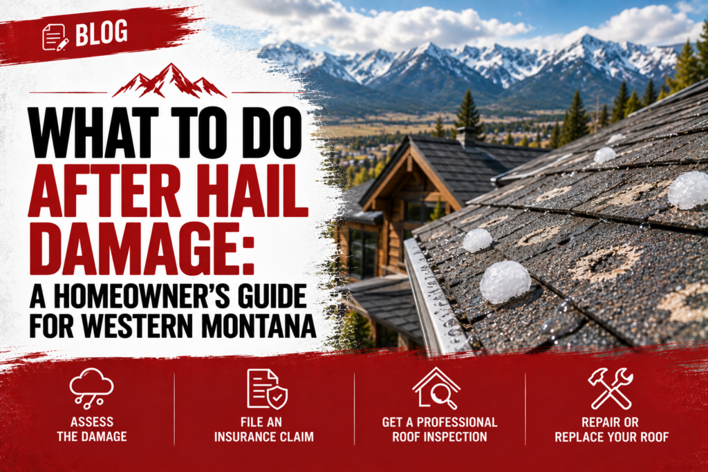 What to Do After Hail Damage- A Homeowner's Guide for Western Montana